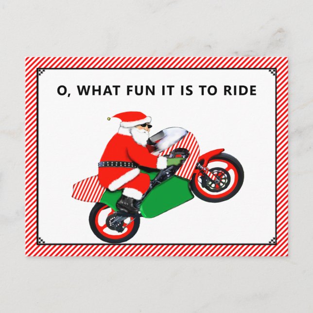 Motorcycle Christmas Cards (Front)