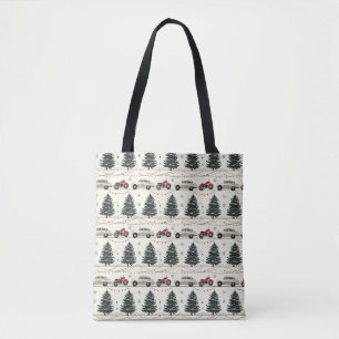 Motorcycle Christmas Market Adventure Tote Bag