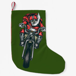 Motorcycle Christmas Small Christmas Stocking