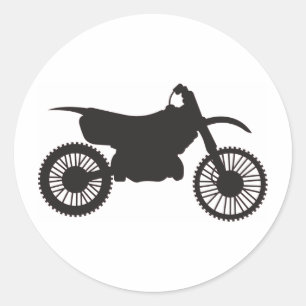 Motorcycle Classic Round Sticker