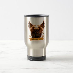 Motorcycle Club Badge Travel Mug