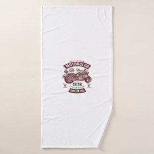 Motorcycle Club Bath Towel