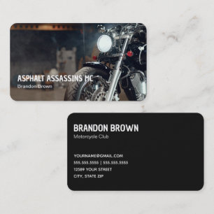 Motorcycle Club Business Card