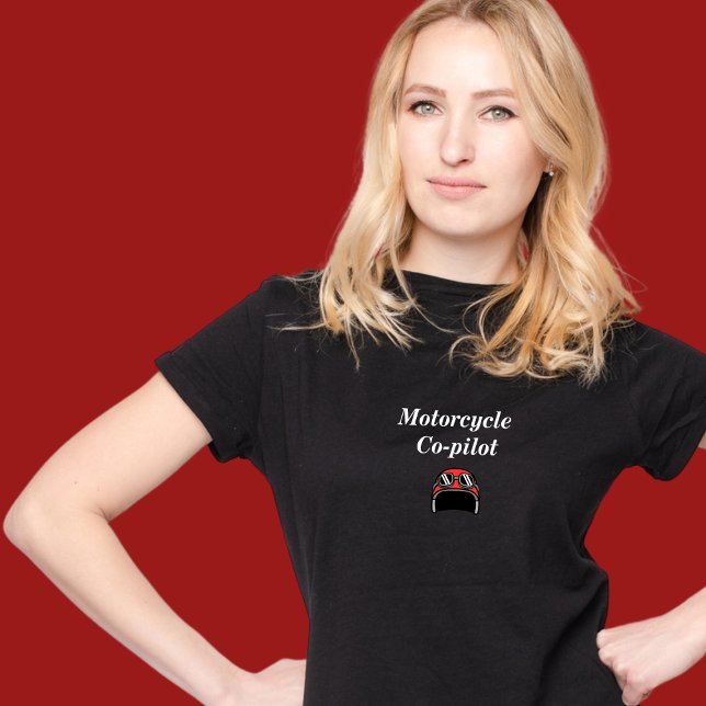 Motorcycle Co-pilot motorcycle t-shirt (Creator Uploaded)
