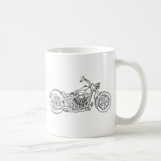 Motorcycle Coffee Mug (Right)