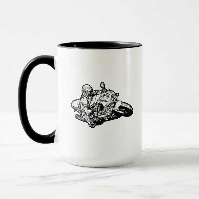 Motorcycle  coffee mug (Left)