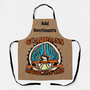 Motorcycle Design edit & add text, Apron
