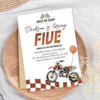 Motorcycle Dirt Bike 5th Birthday Party