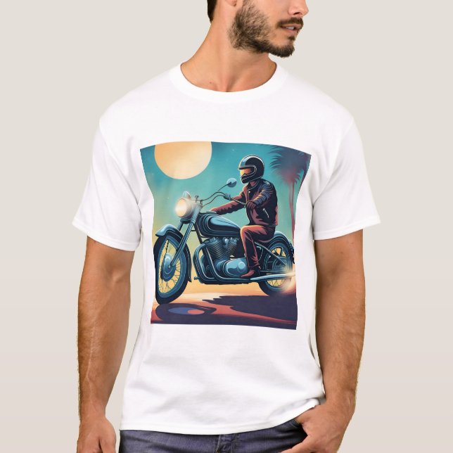 MOTORCYCLE DRIVER T-Shirt (Front)