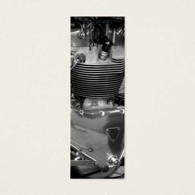 Motorcycle Engine Bookmark (Front)