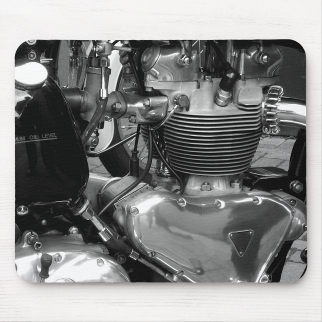 Motorcycle Engine - Customised Mouse Mat (Front)