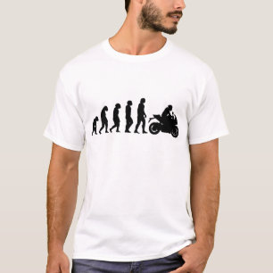 Motorcycle Evolution Funny Racing Sport Street Bik T-Shirt