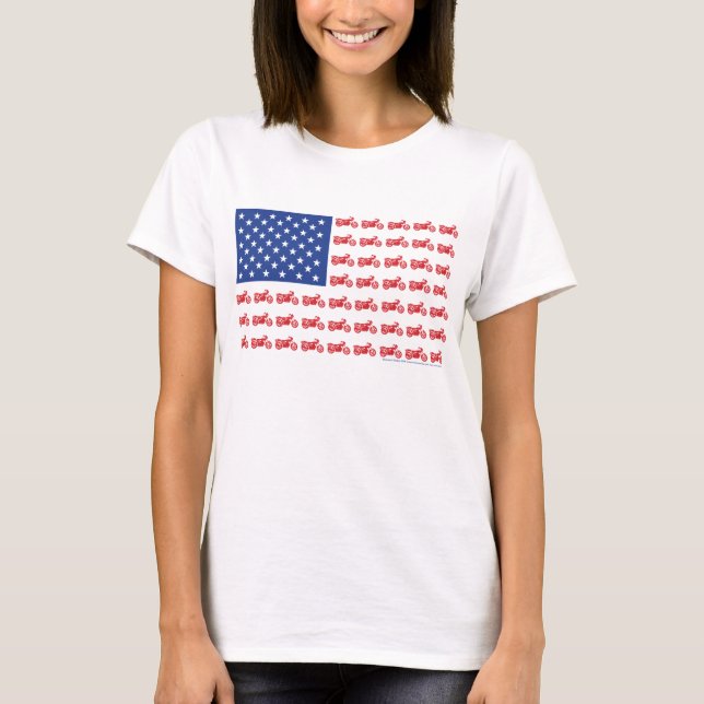 Motorcycle Flag Tee (Front)