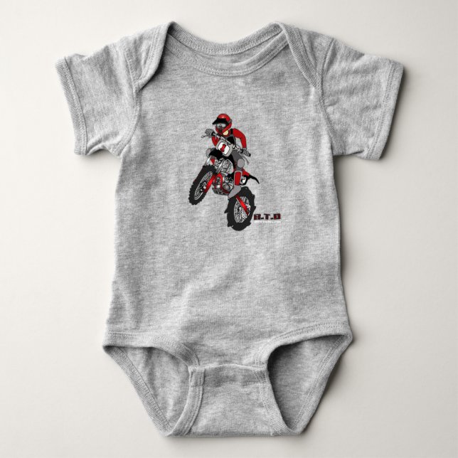 Motorcycle for Baby Bodysuit (Front)
