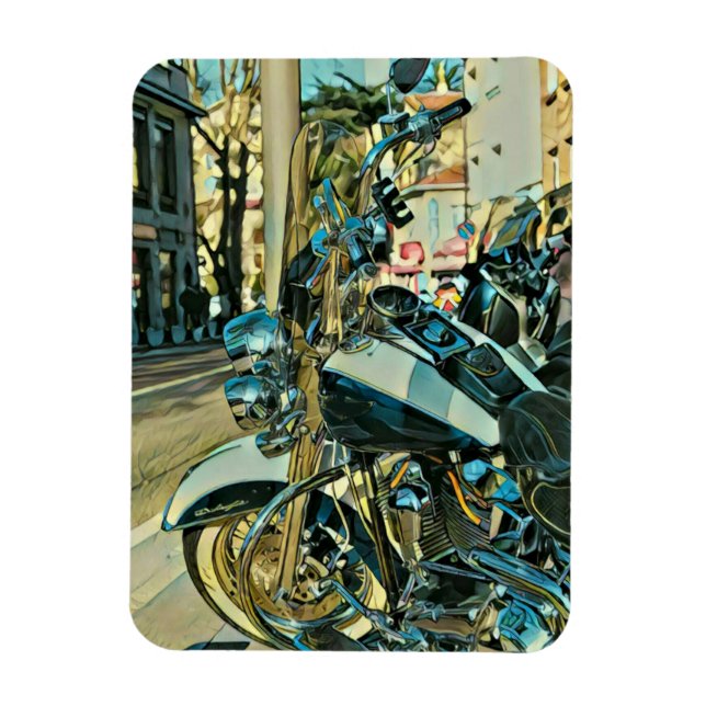 Motorcycle gift magnet (Vertical)