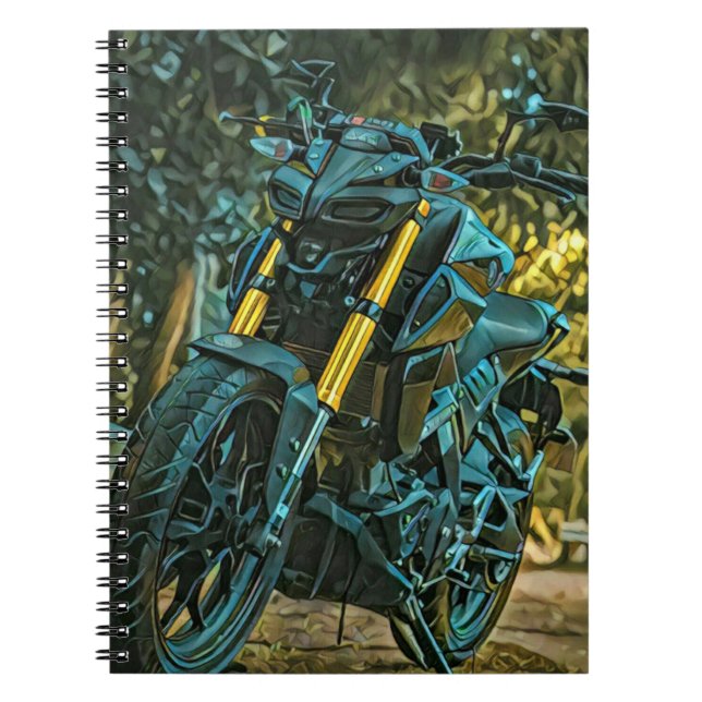 Motorcycle gift notebook (Front)