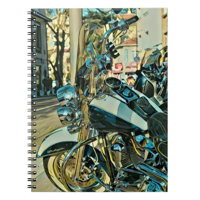 Motorcycle gift notebook (Front)