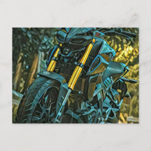 Motorcycle gift postcard