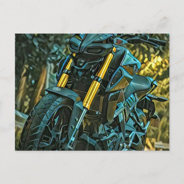 Motorcycle gift postcard (Front)