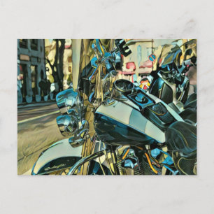 Motorcycle gift postcard