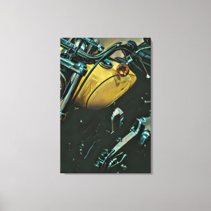 Motorcycle gifts canvas print