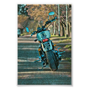 motorcycle gifts for boyfriend photo print