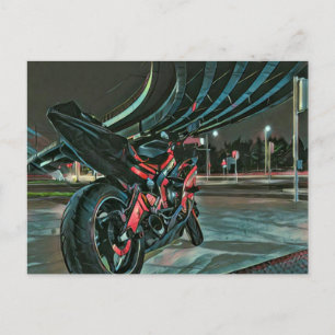 motorcycle gifts for boyfriend postcard