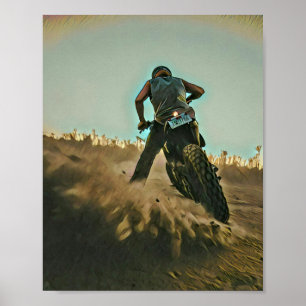 motorcycle gifts for dad poster