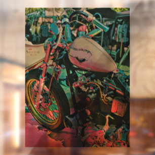 motorcycle gifts for dad window cling