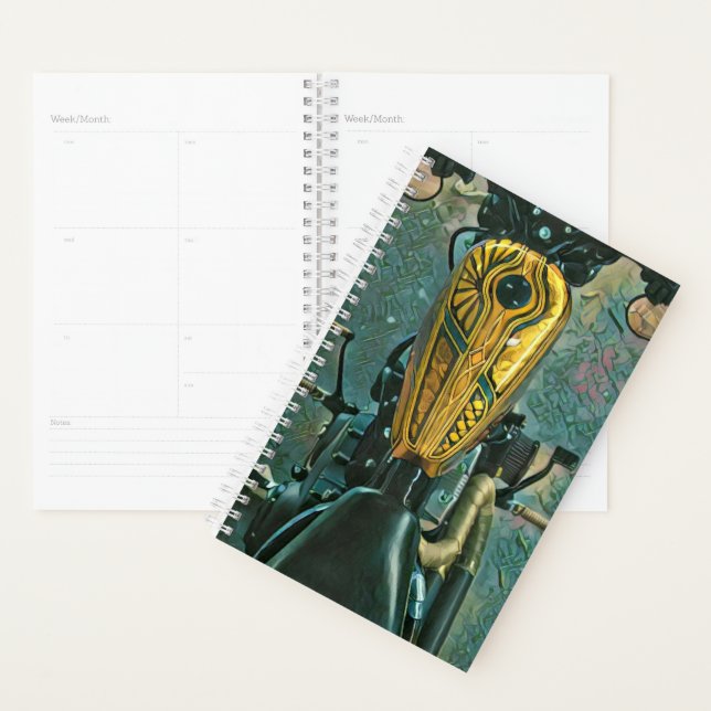 motorcycle gifts for him planner (Display)