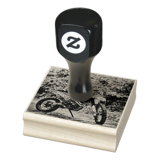 Motorcycle gifts rubber stamp (Stamp)
