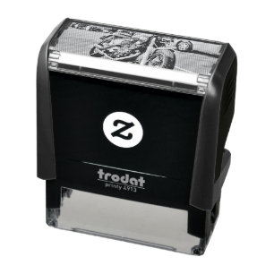 Motorcycle gifts self-inking stamp