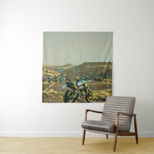 Motorcycle gifts tapestry