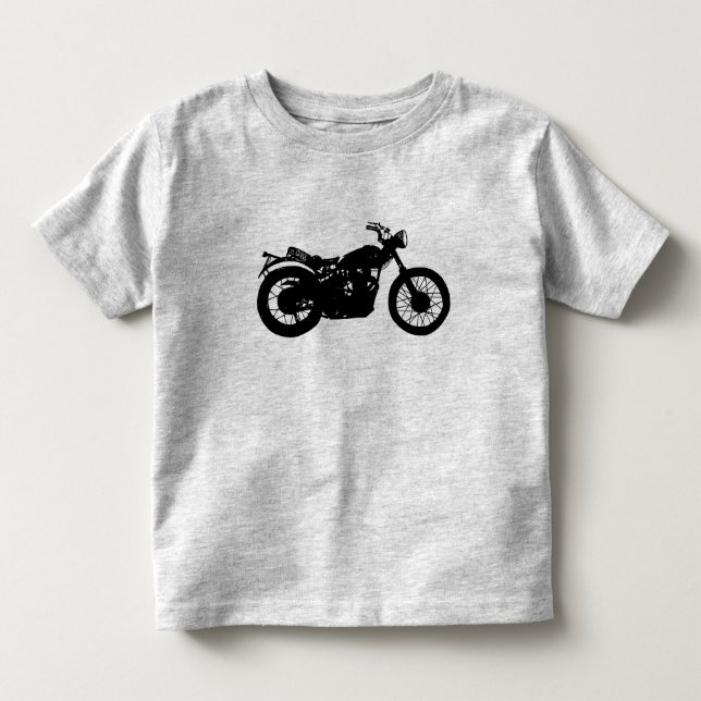 Motorcycle Graphic Toddler T Shirt (Front)