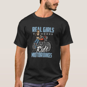 Motorcycle Graphic Women Girls Kids Motorbike 17 T-Shirt
