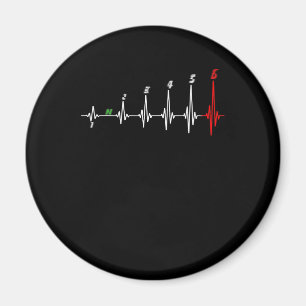 Motorcycle Heartbeat Speed Bike Motocross Magnet