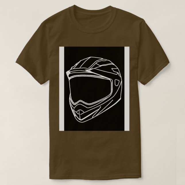 Motorcycle Helmet 1 T-Shirt (Design Front)