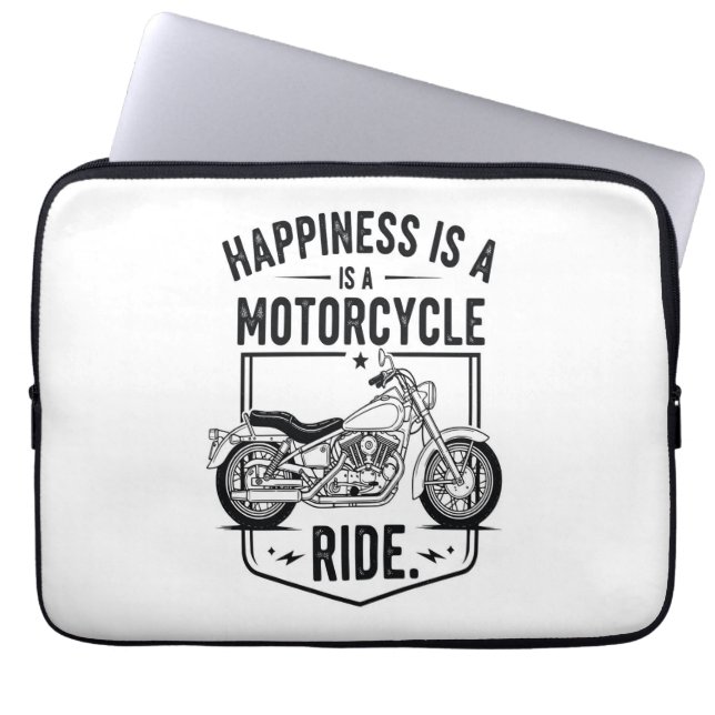 Motorcycle in Desert Cactus Western Set (2) Laptop Sleeve (Front)