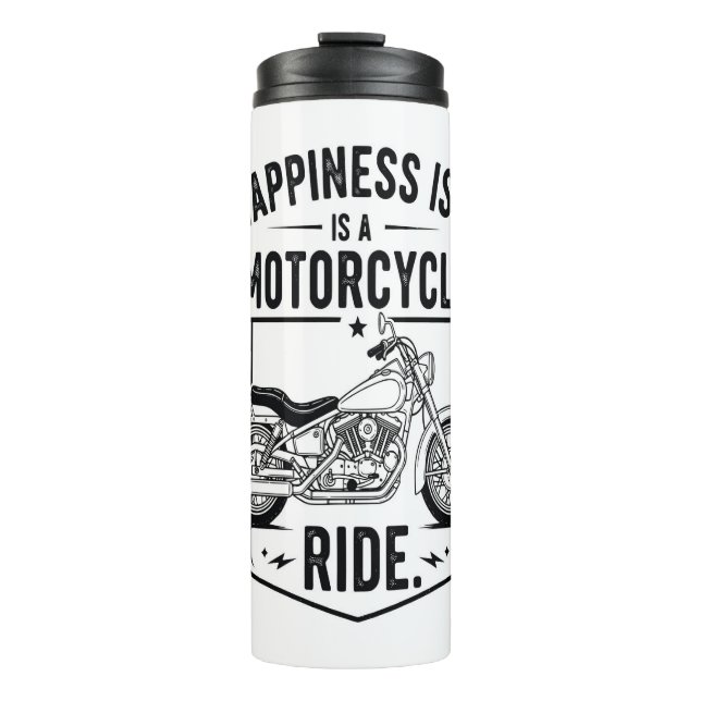 Motorcycle in Desert Cactus Western Set (2) Thermal Tumbler (Front)