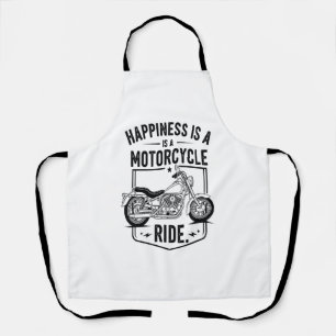 Motorcycle in Desert Cactus Western Set (3) Apron