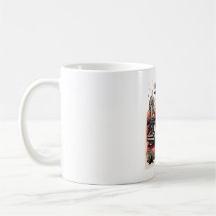Motorcycle in Desert Cactus Western Set Coffee Mug