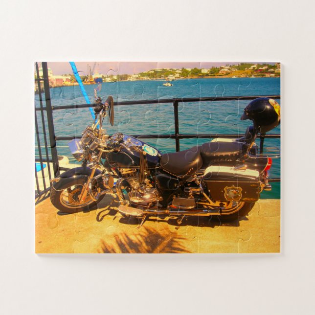 Motorcycle Jigsaw Puzzle (Horizontal)