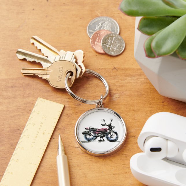 Motorcycle Key Ring (Desk)