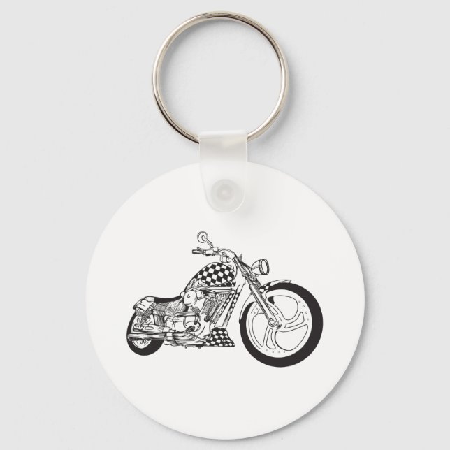 Motorcycle Key Ring (Front)