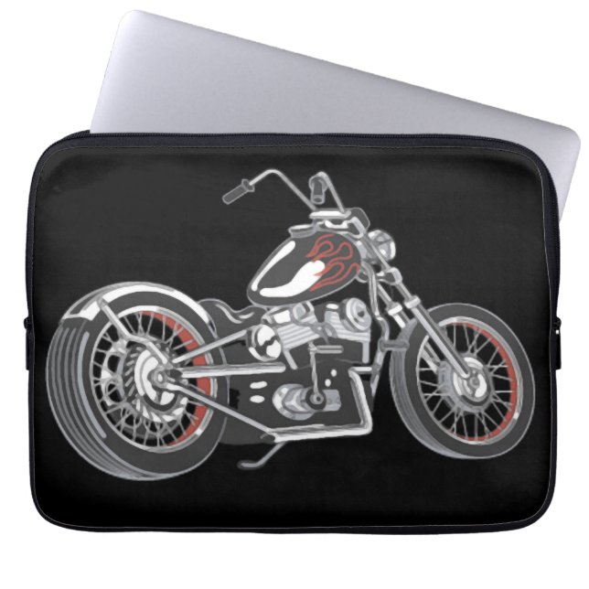 Motorcycle. Laptop Sleeve (Front)