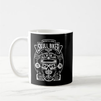 Motorcycle Legend Skull Biker  Coffee Mug