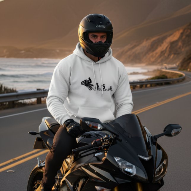 Motorcycle Life Evolution Hoodie (Creator Uploaded)