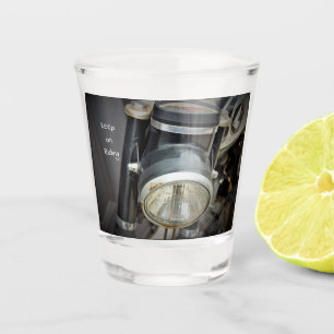 Motorcycle Light Shot Glass