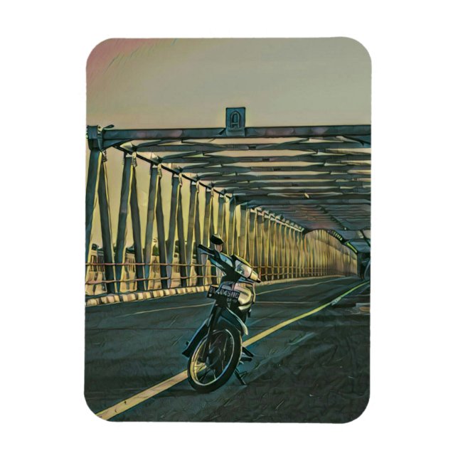 Motorcycle lover gift magnet (Vertical)
