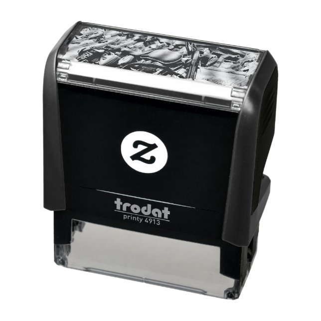 Motorcycle lover gift self-inking stamp (Product)
